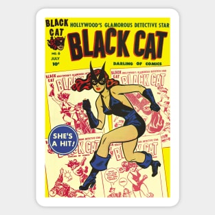 The Golden Age Black Cat Sticker